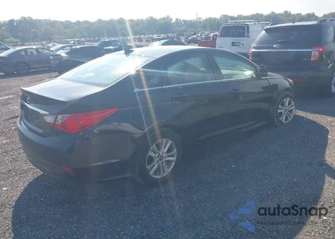 2014 Hyundai Sonata Gls from USA, damaged, VIN 5NPEB4AC6EH884813